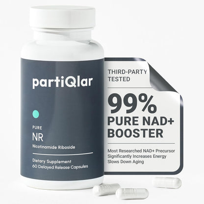 Partiqlar Nicotinamide Riboside 500mg bottle front view