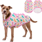 UPF 50+ Sun Protection Dog Shirt - Sleeveless Cooling Vest for Large Dogs Boy, Quick-Dry Pet T-Shirt with Funny Dinosaur Horns, UV Protective Breathable Dog Clothes U-COSBX01L - Image 10