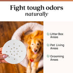 Azuna plant powered pet air freshener packaging showing cedarwood scent