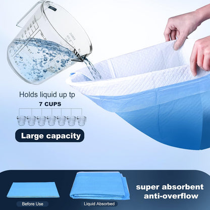 Thirty by thirty six inch large dog training pads with a close up of the absorbent diamond quilted texture