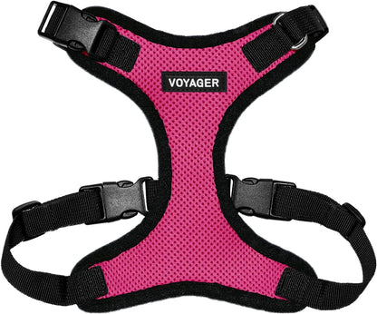 Voyager Step-in Pet Harness - All Weather Mesh, Adjustable Step in Harness for Cats and Dogs by Best Pet Supplies - Pink, S - Image 13