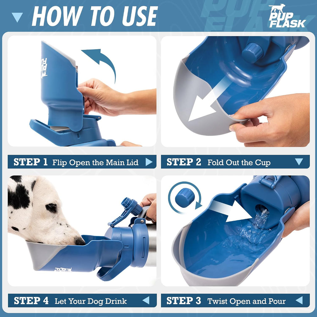 USA imported premium durable dog water bottle for small and large breeds