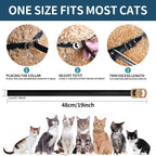 Detailed view of the breakaway safety mechanism on flea collar