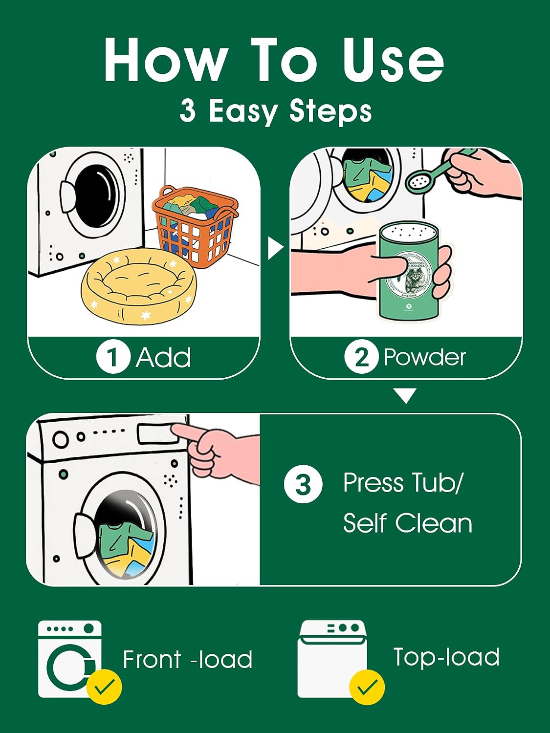 Seedshub Pet Hair Remover for Laundry label details