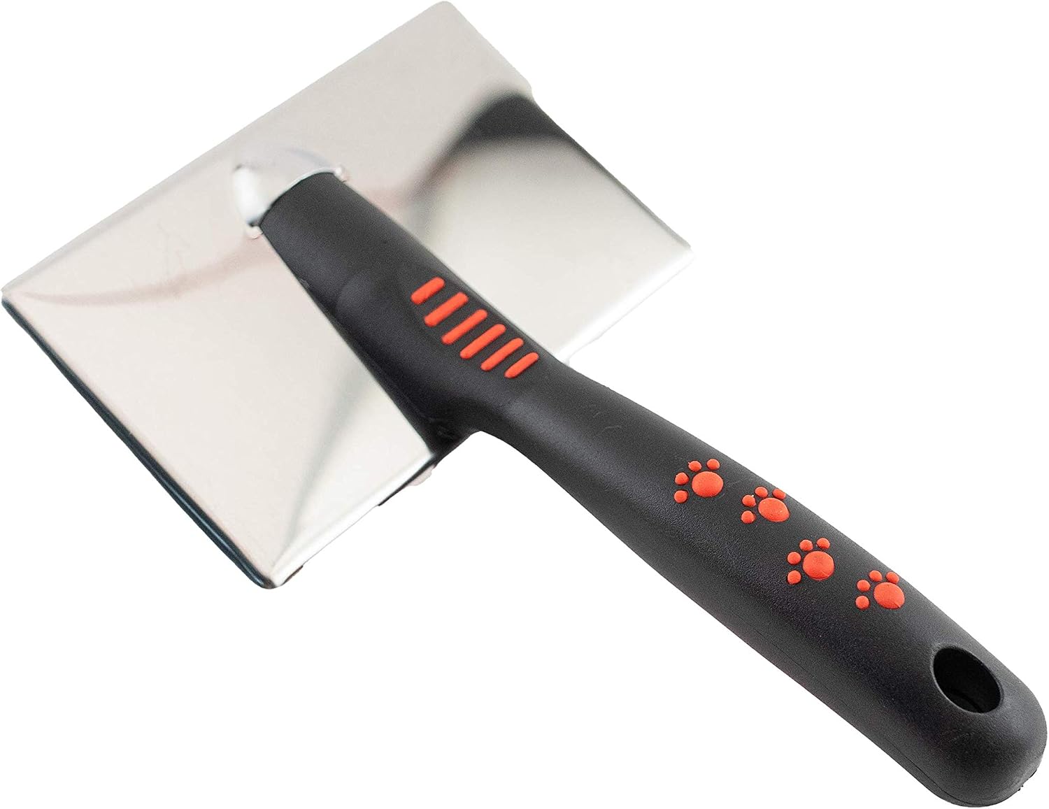Paw Brothers extra long pin slicker brush showing one inch stainless steel pins