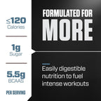 Dymatize whey protein isolate powder texture and scoop display