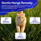Natural pet skin supplement for ear mites and scabs