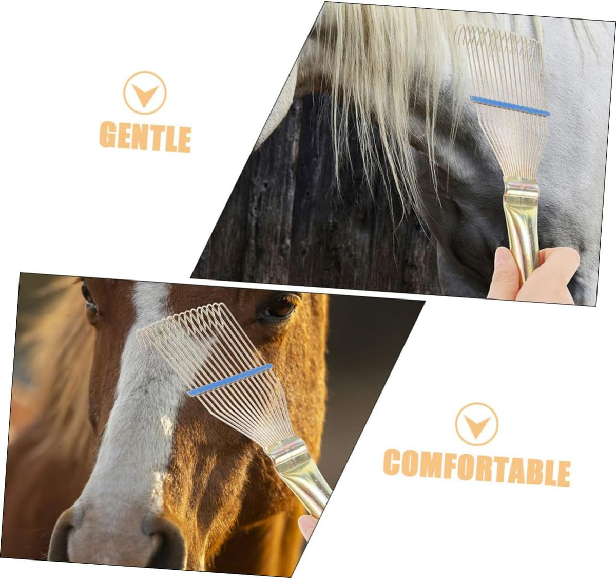 Dressoos livestock hair remover tool for comfortable pet care.