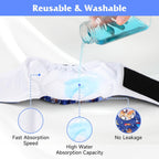 Water resistant outer layer detail of premium pet diaper