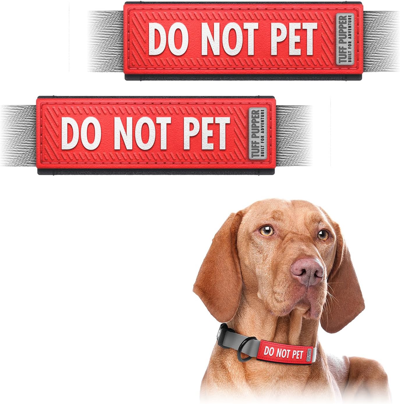 Tuff Pupper Waterproof Leash Sleeve | Fits Any Standard Size 1 Inch Wide Leash | Dual Sided Message | Durable Neoprene & Silicone | Odor & Stink Proof | Easy Secure On & Off (1 Pack, Service Dog) - Image 10