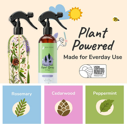 Kin+kind dog grooming kit with lavender essential oils for pest control