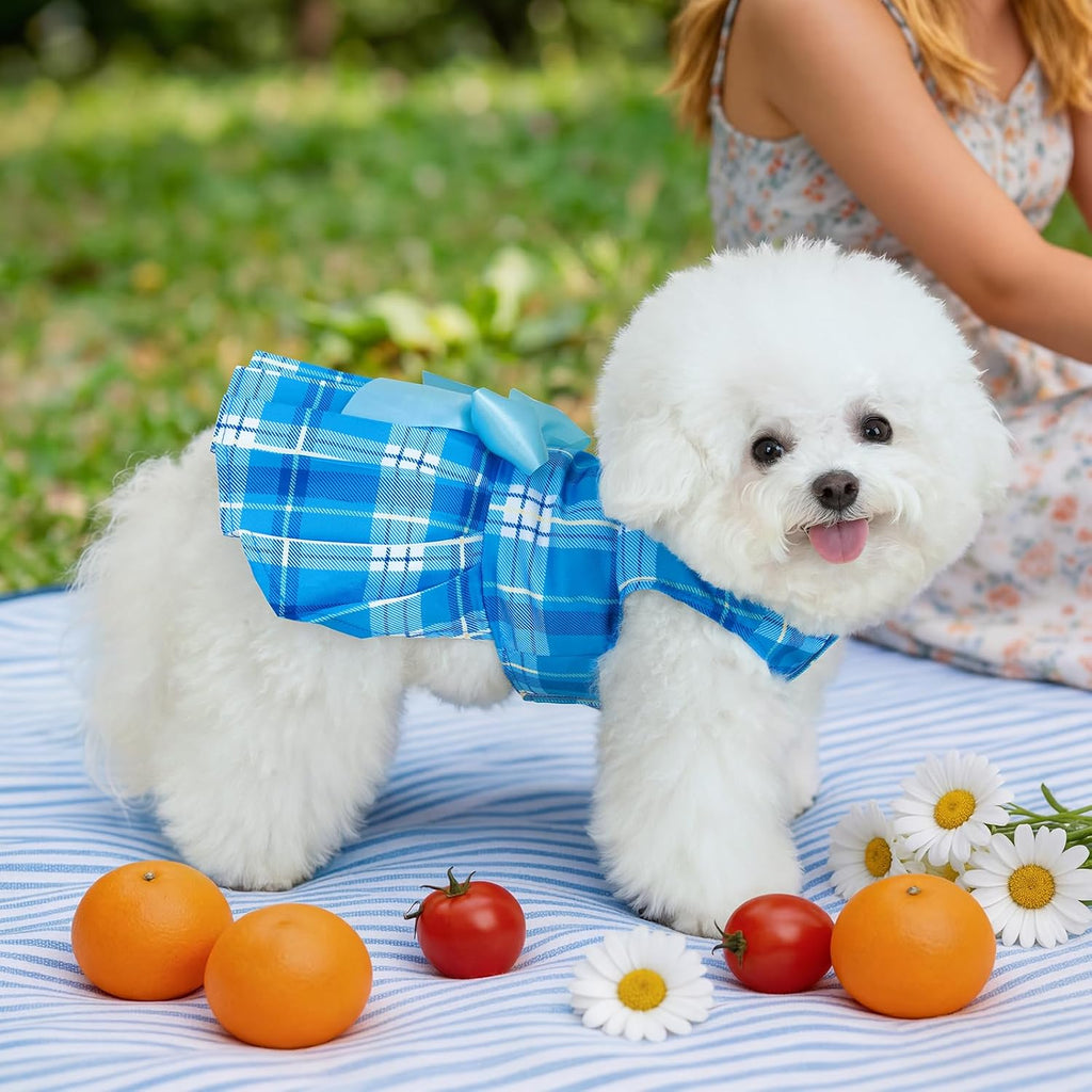XPUDAC summer pet outfits showing easy velcro closure system
