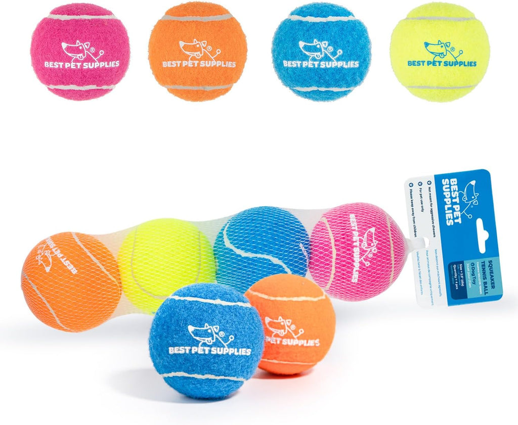 Close up of Best Pet Supplies dog tennis ball texture