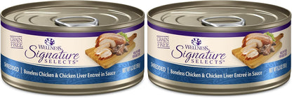 Wellness CORE Signature Selects Flaked Adult Canned Wet Cat Food, Natural, Protein Rich, Grain Free, Skipjack Tuna and Wild Salmon Entre Recipe, 2.8 oz, Pack of 12 Cans - Image 14