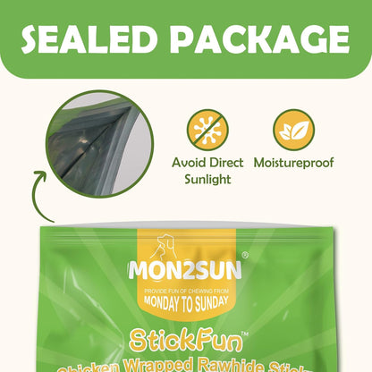 Mon2sun dog treats packaging ready for delivery