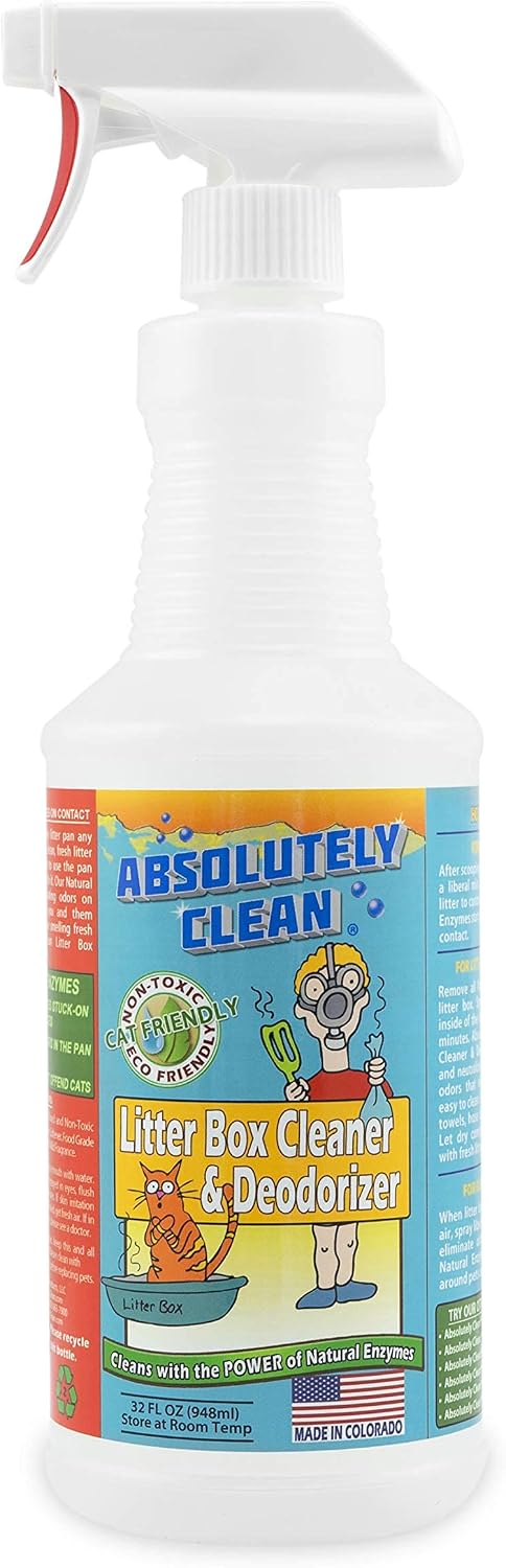Side profile of Absolutely Clean enzyme cleaner container
