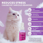 Natural drug free cat scratch repellent bottle layout with detailed instructions
