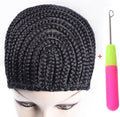 Refined Hair braided wig cap front view