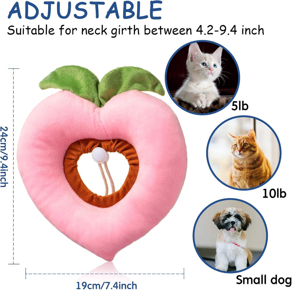 Pineapple soft recovery cone collar for kittens