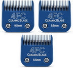 3-Packs Detachable Ceramic Blade Kit for Pet Clippers with Size 10 - Cut Length 1.5mm (1/16"),Compatible with Andis,Oster A5,Wahl KM10 Clippers & Similar Models (Blue) - Image 12