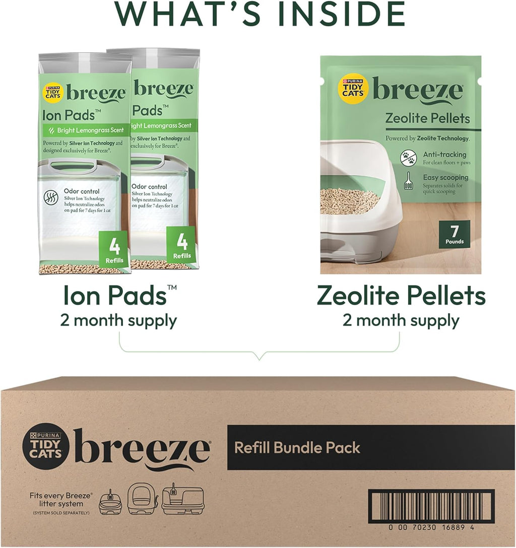 Purina Tidy Cats Breeze Litter System Cat Refill Bundle - 7.91 lb. Box - Image 9