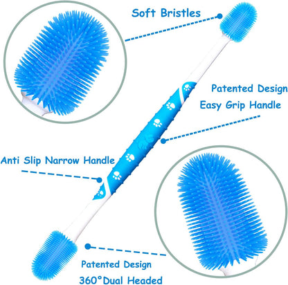 PenVinoo silicone finger toothbrush for medium and large dogs dental cleaning