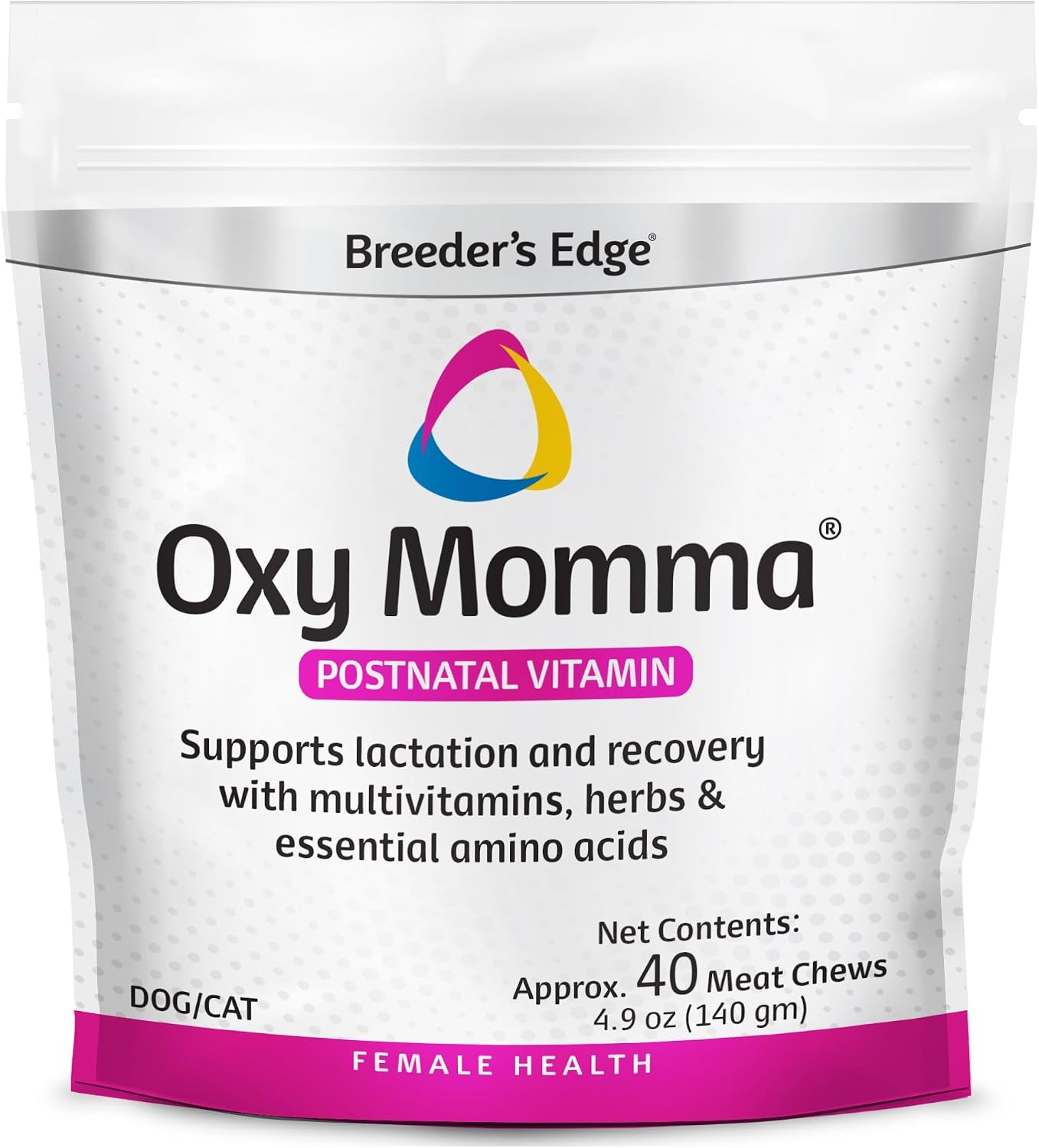 Breeder's Edge Oxy Momma Soft Chews, Postnatal Vitamin Supplement for Lactating Dogs and Cats, Supports Recovery, Hormones, and Next Pregnancy - for Small Dogs & Cats, 40ct Soft Chews - Image 10