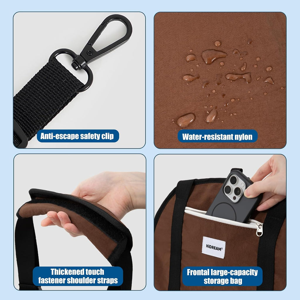 Duuclume dachshund carrier showing U-shape opening
