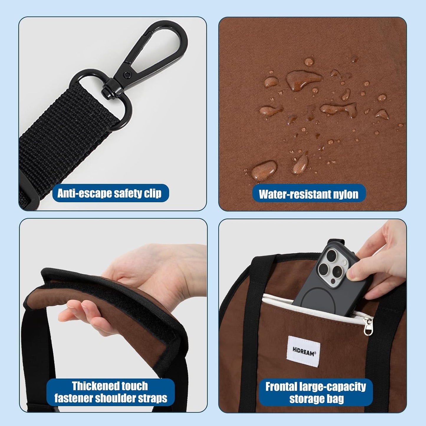 Duuclume dachshund carrier showing U-shape opening