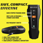 BarxBuddy 2nd Gen Dog Bark Deterrent Devices | Long Range Ultrasonic | Bark Collar Alternative | Dog Training Indoor/Outdoor | Rechargeable Anti Bark Device for Dogs (Black) - Image 9