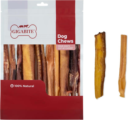 GigaBite Bully Sticks for Dogs All Natural Beef Pizzle Dog Chews, Odor & Rawhide Free Dog Treats, Long Lasting High Protein Chews Digestible Dental Dog Treat - Sticks (Half-cut 6"), Pack of 10 - Image 13