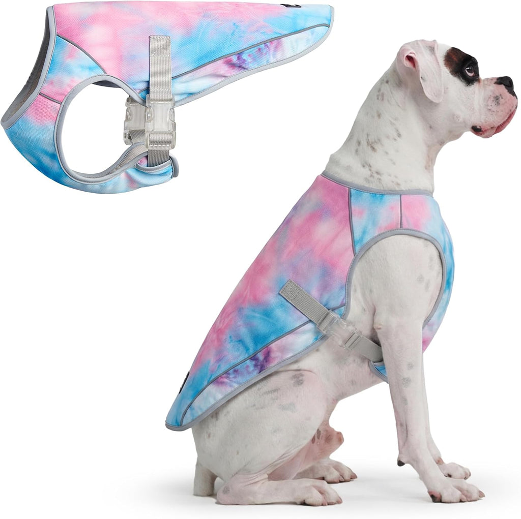 Spark Paws Dog Cooling Vest - SPF 50 UV Sun Protection - Summer Heat Relief Gear for Dogs, Lightweight, Evaporative Cooling - Dog Anxiety Relief Vest During Hot Days - Ice Blue, Large - Image 10
