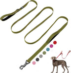 Fida 4 FT Heavy Duty Dog Leash with 2 Comfortable Padded Handles, Traffic Handle & Advanced Easy Snap Hook, Reflective Walking Lead for Large, Medium & Small Breed Dogs (4 FT x 1" Wide, Black) - Image 11