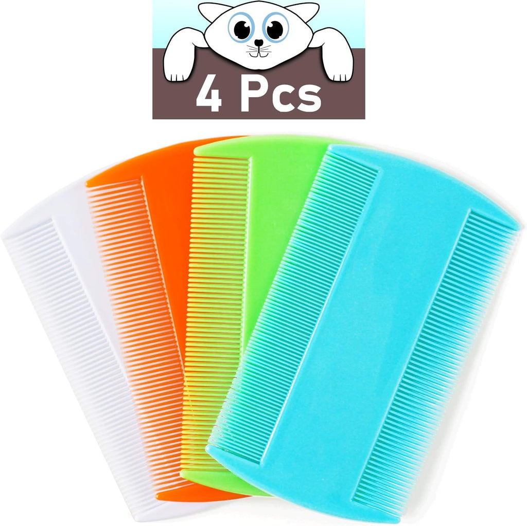 MoHern 4 piece flea and lice comb set for pets