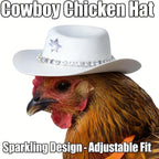 Adjustable elastic neck strap assembly on lightweight plastic chicken muscle arms
