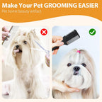Sodknow pet grooming comb set of two for cats and dogs