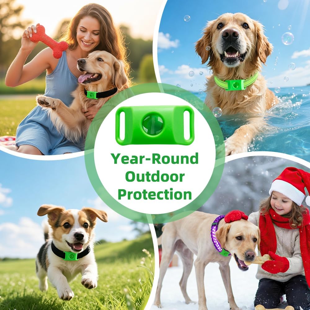 Hoelesky flea repellent tag components and accessories