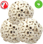 Three pack 2.25 inch sola balls for small parrots