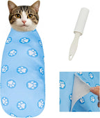 Supet Cat Grooming Wrap for Cutting Nails, 2026 Self-Adherent Cat Wrap, Anti-Escape Calming Cat Swaddle Wrap for Medicine, Nail Clipping, Teeth Brushing, Ear Cleaning - Image 11