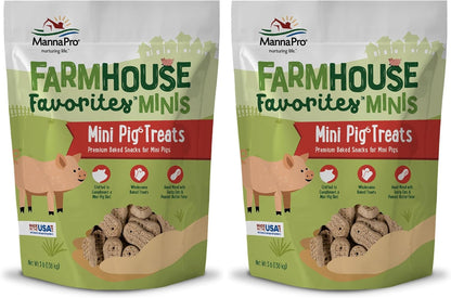 Manna Pro Farmhouse Favorites Mini Goat & Cattle Treats - Premium Baked Snacks for Mini Goats & Mini Cattle - Hand Mixed - Alfalfa & Molasses Flavored - 3lb Bag - Image 10