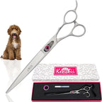 Kenchii Love Dog Grooming Scissors, 6.5 Inch Curved Balltip Shears, Dog Scissors for Grooming, Professional Pet Grooming Scissors, Safety Round Tip Shears - Image 11
