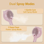 LetsFeed pet grooming brush showing silicone bristles