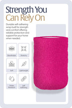 Close up of cohesive bandage texture and material