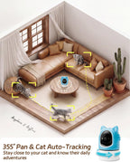 Smartphone app interface for Aliobc pet camera