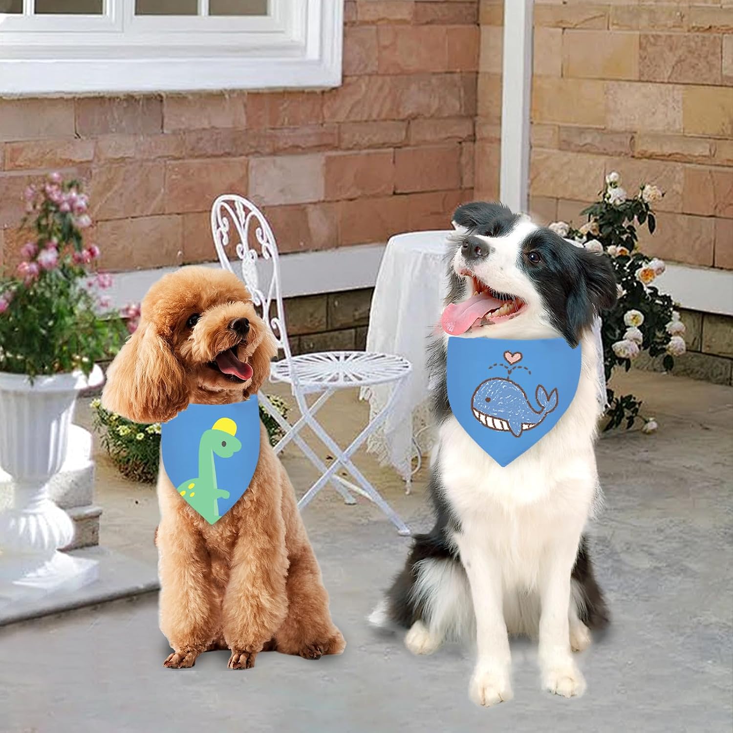 Large size Agroon reversible dog bib folded