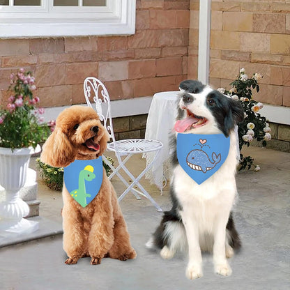 Large size Agroon reversible dog bib folded