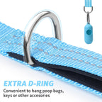 XiaZ reflective outdoor dog lead low light visibility stitching.