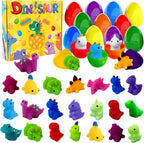 Joicee dinosaur squishy prefilled eggs set front view