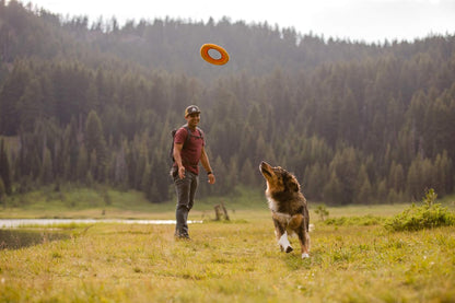 Ruffwear Hydro Plane disc floating on water surface