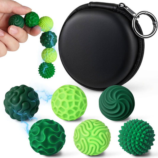 LovesTown silicone magnetic fidget balls set front view